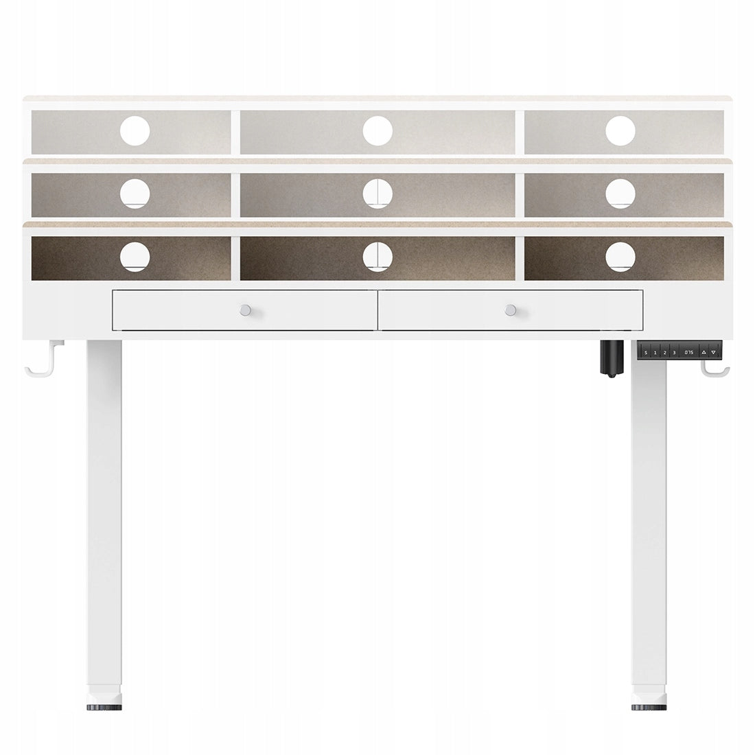 Elektrinis stalas su stalčiais 120x60, aukščio reguliavimas Spacetronik