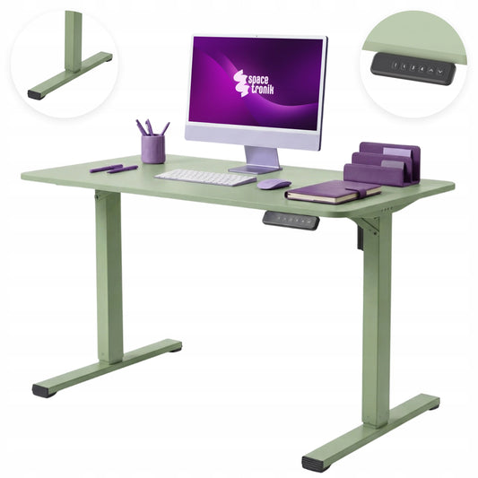 Elektrinis stalas 100x60 LCD skydelis Spacetronik Aukščio reguliavimas 75–110