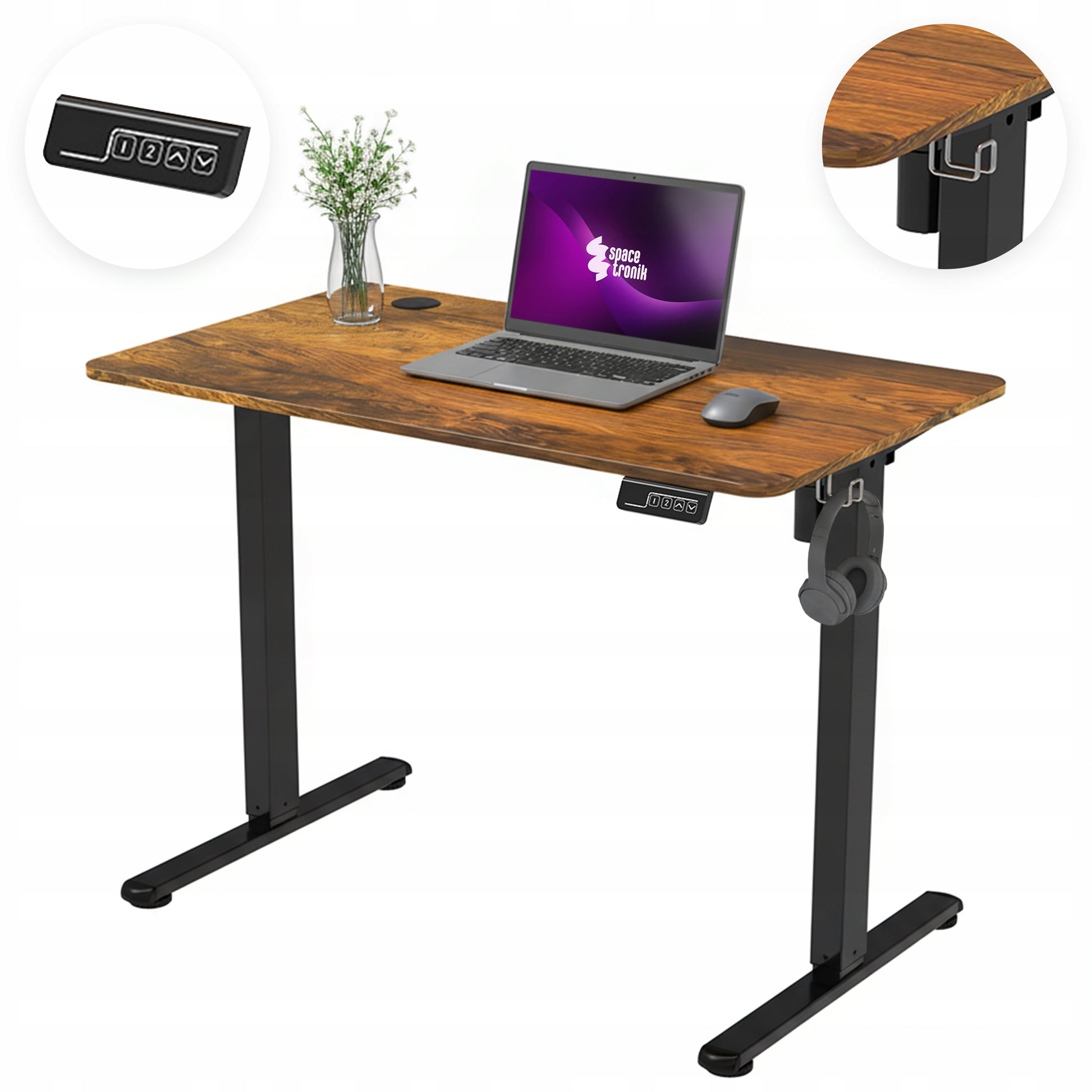 Elektrinis reguliuojamo aukščio stalas 100x60 Aukščio reguliavimas 118 Spacetronik