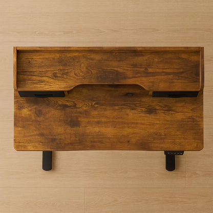 Elektrinis reguliuojamo aukščio stalas 120x60 USB Spacetronik loft rusty ąžuolas
