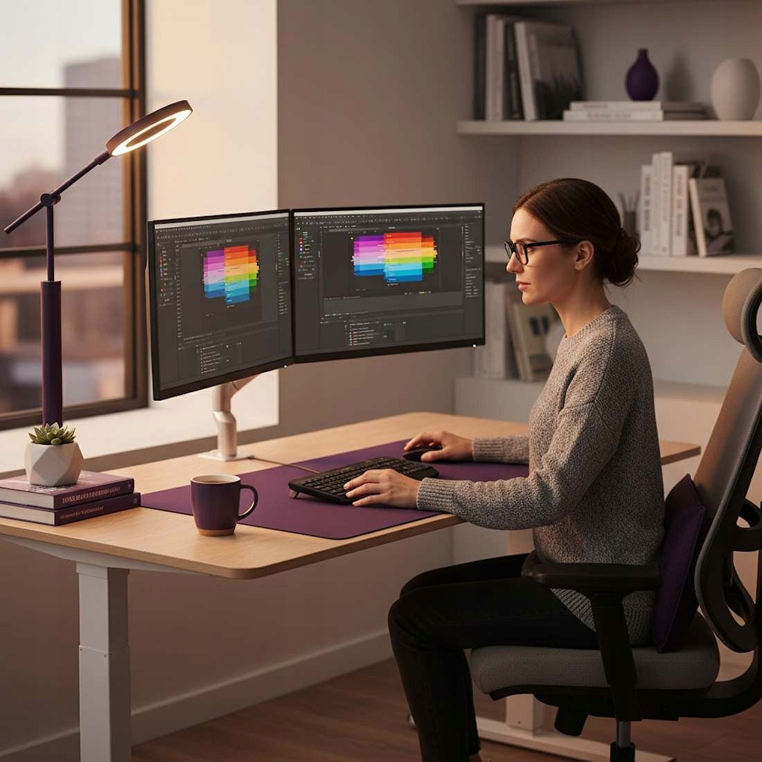 Elektrinis reguliuojamas stalas 160x80, 80 KG keliamoji galia, Spacetronik žaidimams