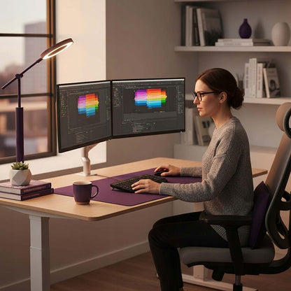 Elektrinis reguliuojamas stalas 160x80, 80 KG keliamoji galia, Spacetronik žaidimams