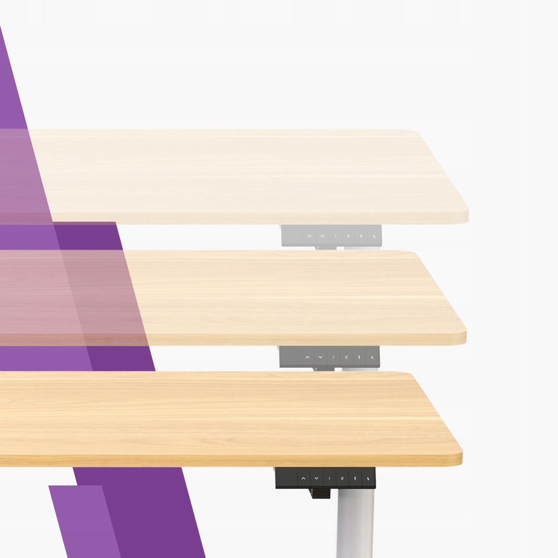 Elektrinis rašomasis stalas 120x60 iki 50 kg Spacetronik REGULACIJA pakeliamas pilkas