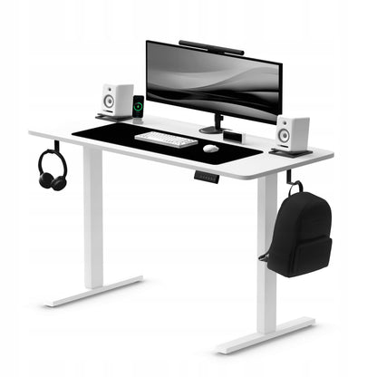 Elektrinis reguliuojamas stalas Control+ 120/60 LVNSystem baltas reg. 73-122