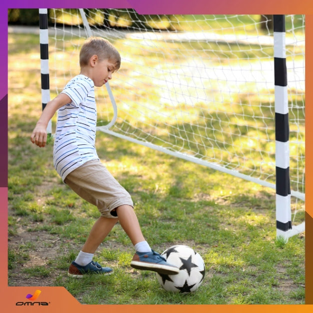 Nešiojami futbolo vartai vaikams 300x200, dideli, metaliniai, tvirti, 3x2m