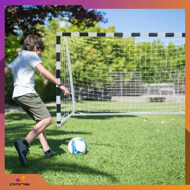 Nešiojami futbolo vartai vaikams 300x200, dideli, metaliniai, tvirti, 3x2m