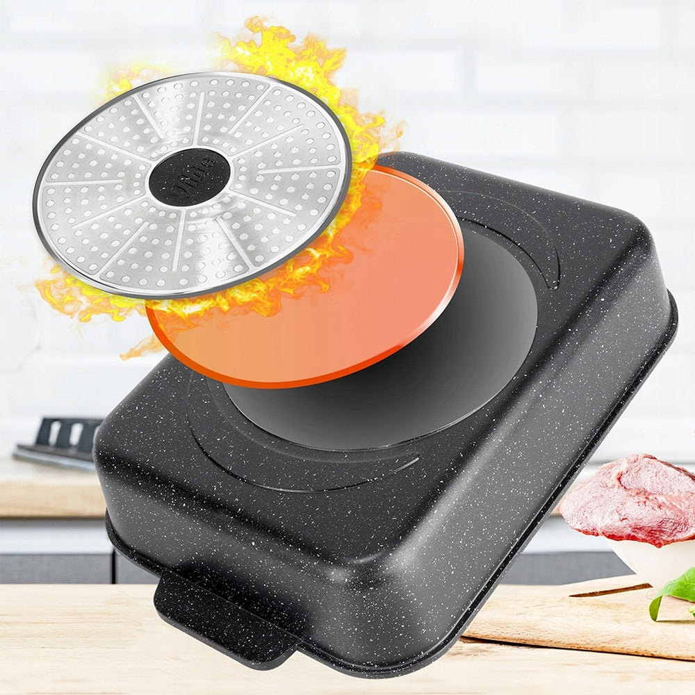 Granitinė kepimo forma, puodas, dangtelis kepimui orkaitėje 3,5L