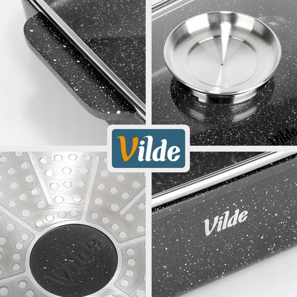 Granitinė kepimo forma, puodas, dangtelis kepimui orkaitėje 3,5L