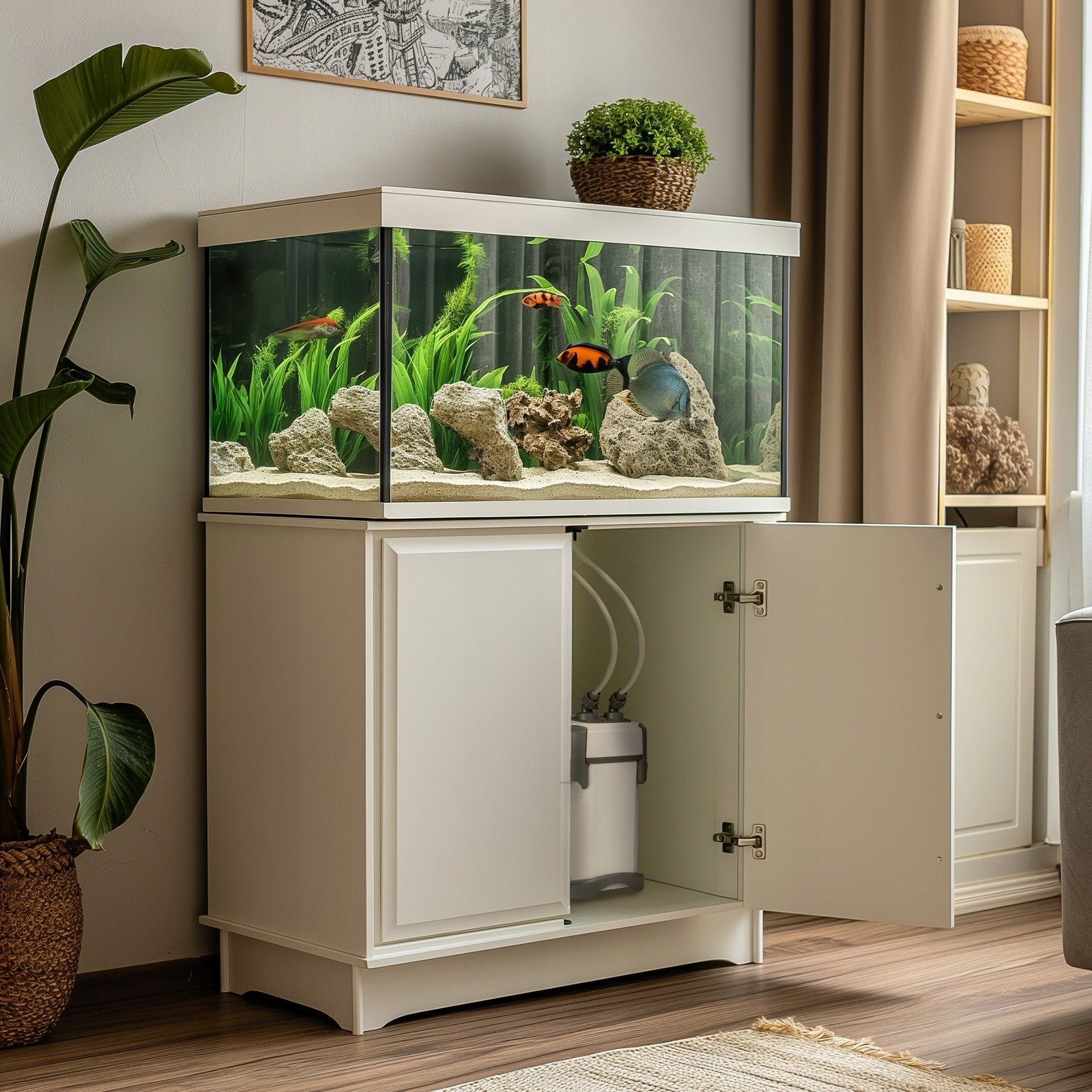 TYLUS UVC FILTRAS AKVARIUMUI STIPRI FILTRACIJA KRISTALINIS VANDUO IR STERILIZACIJA