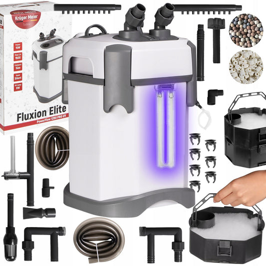 TYLUS UVC FILTRAS AKVARIUMUI STIPRI FILTRACIJA KRISTALINIS VANDUO IR STERILIZACIJA