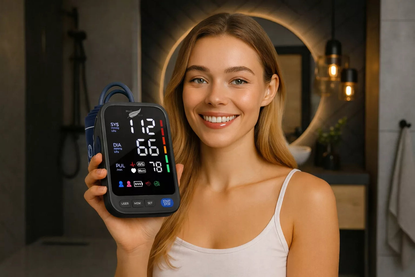ELEKTRONINIS ŽASTO KRAUJOSPŪDŽIO MATUOKLIS MEDI SLEEP FC-BP113 SUAUGUSIEMS
