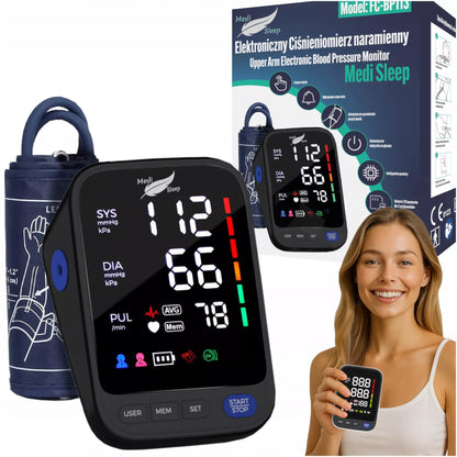 ELEKTRONINIS ŽASTO KRAUJOSPŪDŽIO MATUOKLIS MEDI SLEEP FC-BP113 SUAUGUSIEMS