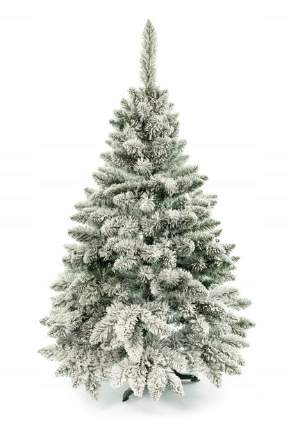 Kalėdinė pušis su sniegu, SNIEGUOTA, kaip gyva, 160 cm, balta, graži