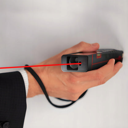 Lazerinis atstumo matuoklis skaitmeninis kampainis (inclinometras) matuoklis, gulsčiukas, atmintis 40m