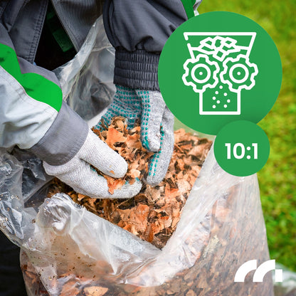 Elektrinis sodo lapų pūstuvas siurblys smulkintuvas 3500W 270km/h