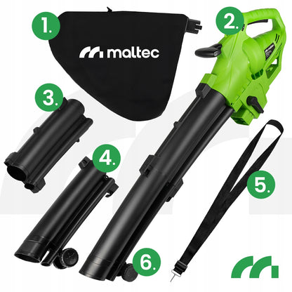 Elektrinis sodo lapų pūstuvas siurblys smulkintuvas 3500W 270km/h