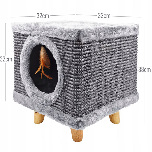 DRAPAK DLA KOTA lovagė, namelis, guolis + žaislas