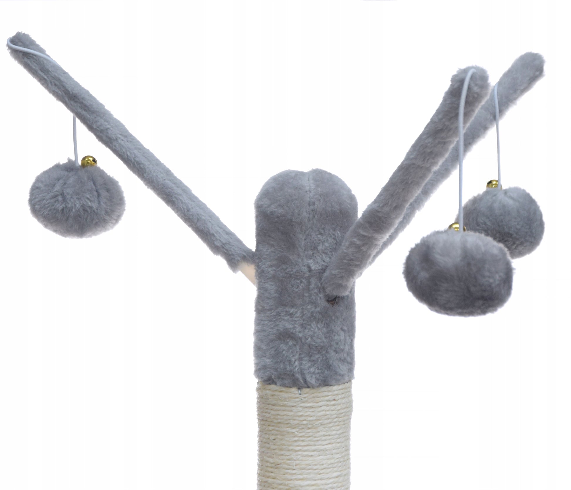 Kačių draskyklė 7 lygiai 179 cm namelis gultas pilkas Royal&Petsky