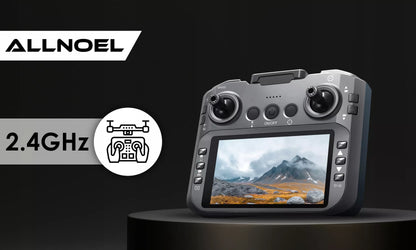 DRONAS S156+ su LCD valdikliu, 2 kameromis, bešepetėliniu varikliu, WIFI, 3 baterijomis, 145g