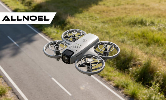dronas 4DRC V53 su LCD ekranu, 2 kameromis, bešepetėliniu varikliu, 125g, 3x baterijos