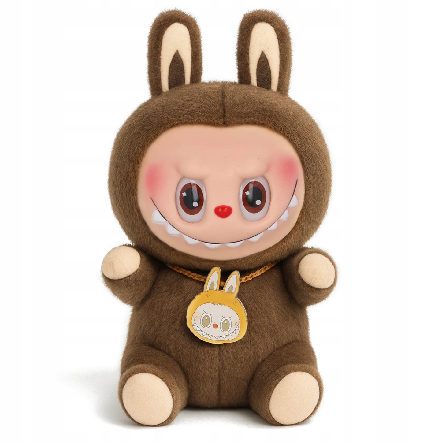 DIDELĖ „LABUBU LA BUBU ZIMONO“ PLIUŠINĖ ŽAISLAS 25CM rudas