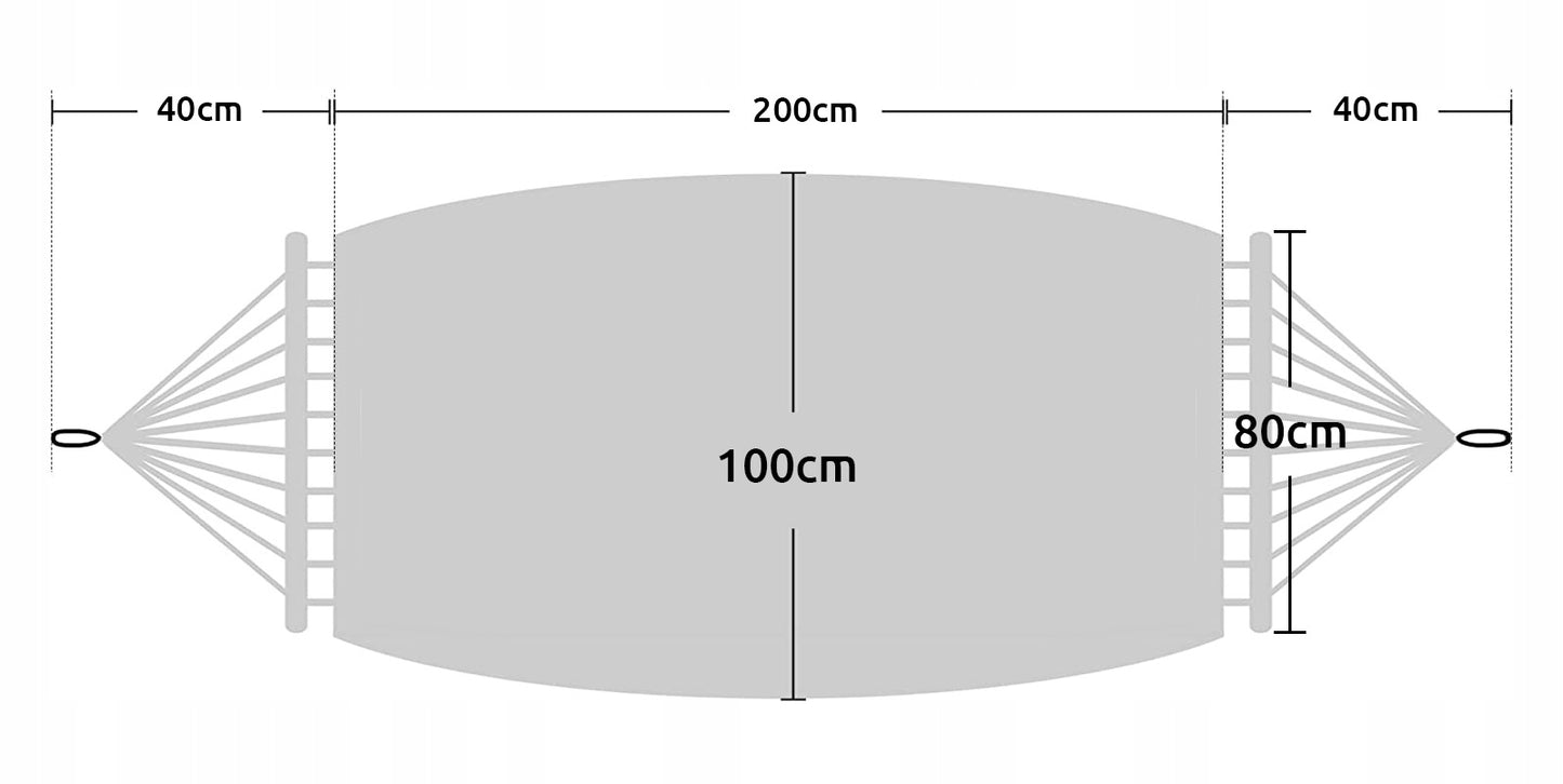 DIDELĖ DVI VIETĖS SODO HAMAKAS BOHO BRAZILIETIŠKAS XL
