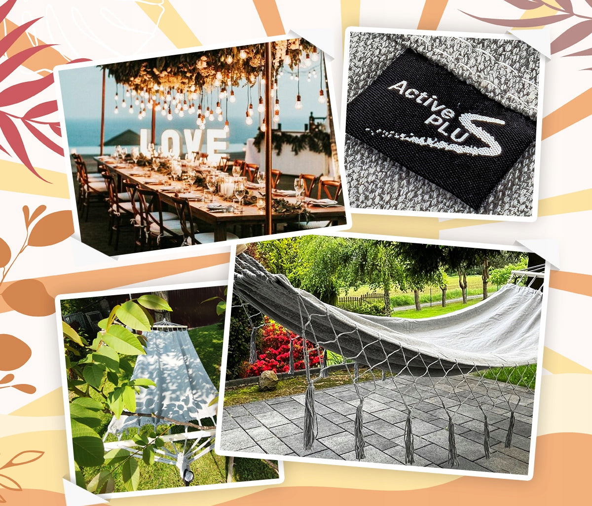 DIDELĖ DVI VIETĖS SODO HAMAKAS BOHO BRAZILIETIŠKAS XL