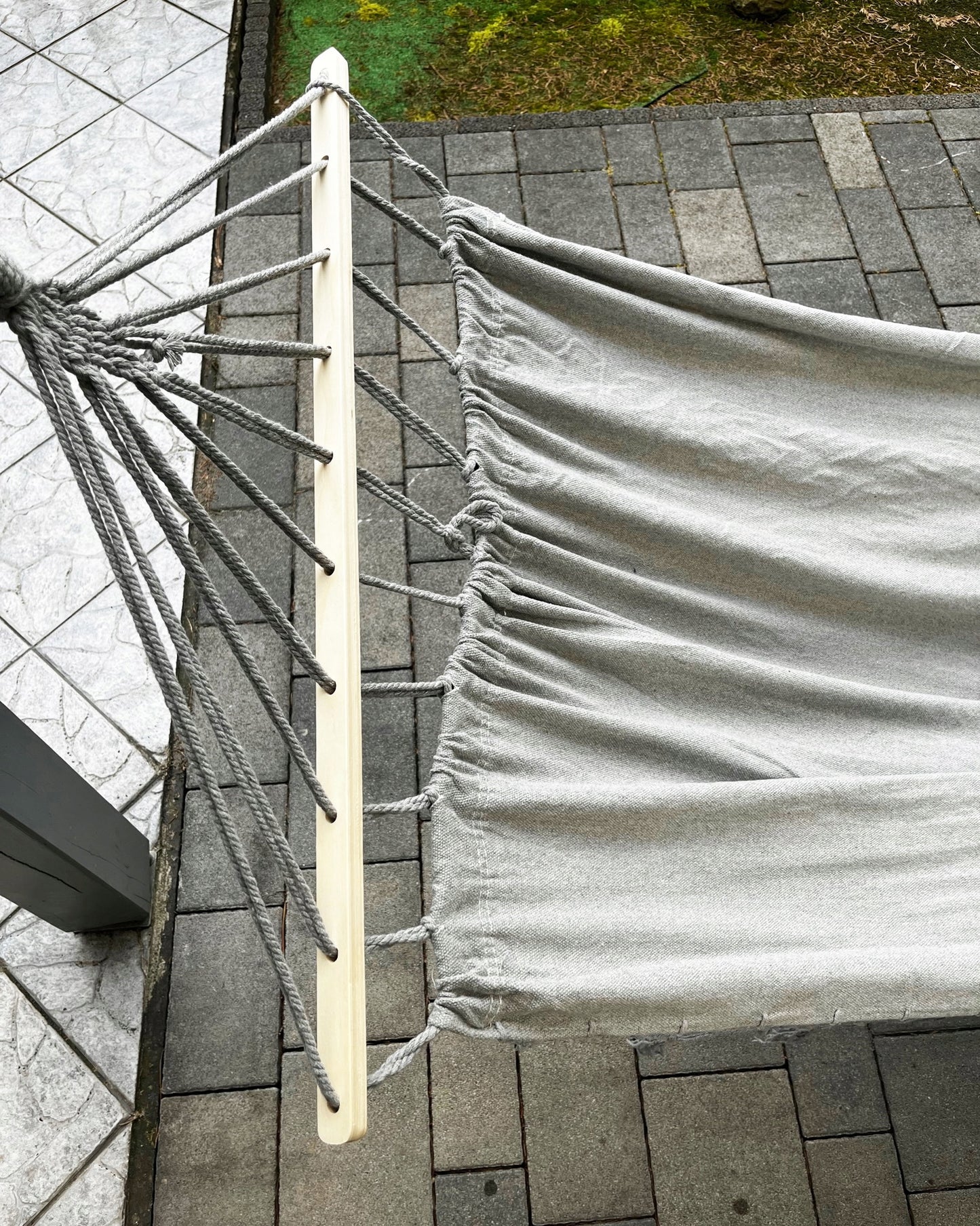 DIDELĖ DVI VIETĖS SODO HAMAKAS BOHO BRAZILIETIŠKAS XL