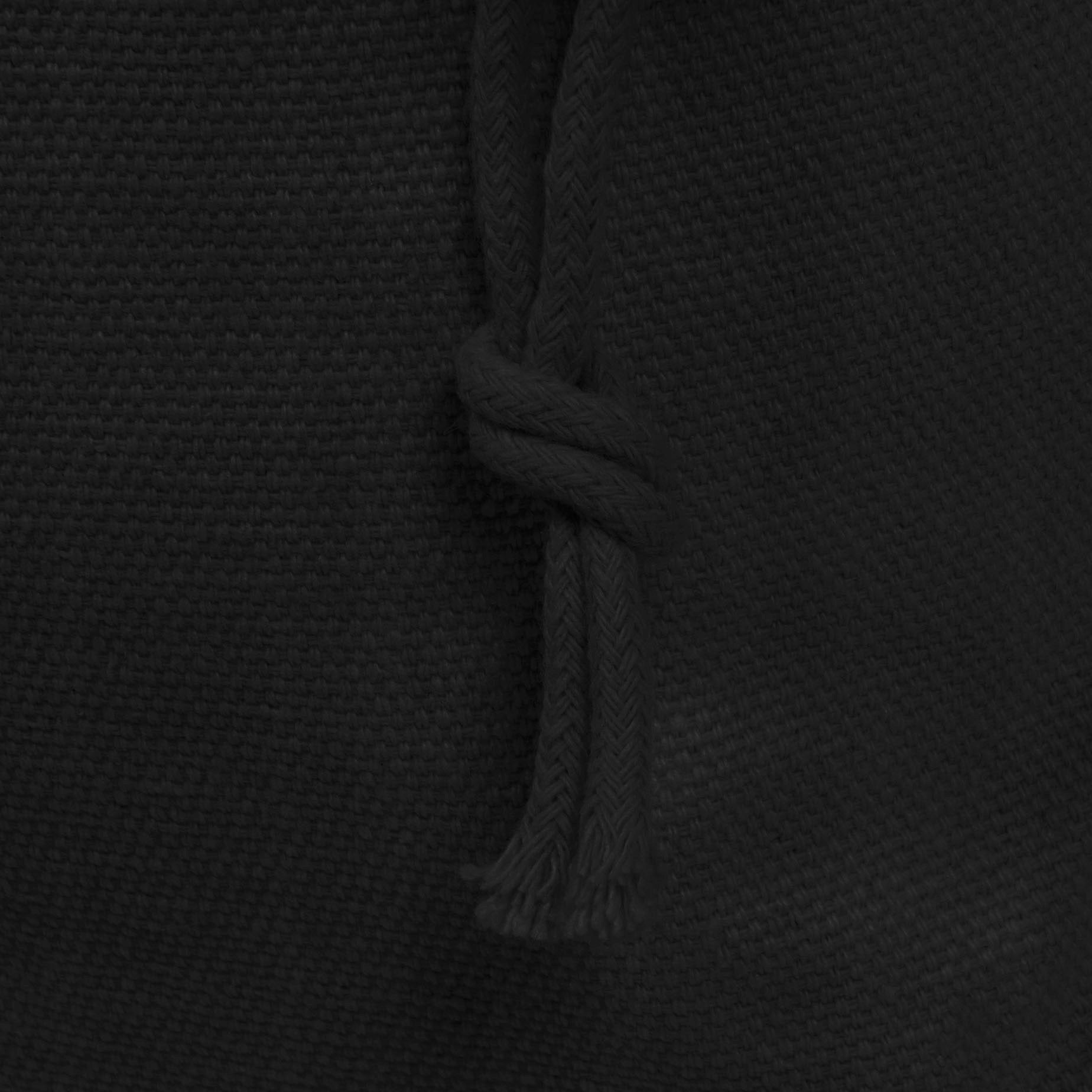 Didelis Sodo Hamakas BOHO Kutai Kelioninis Hamakas Balkonui JUODAS