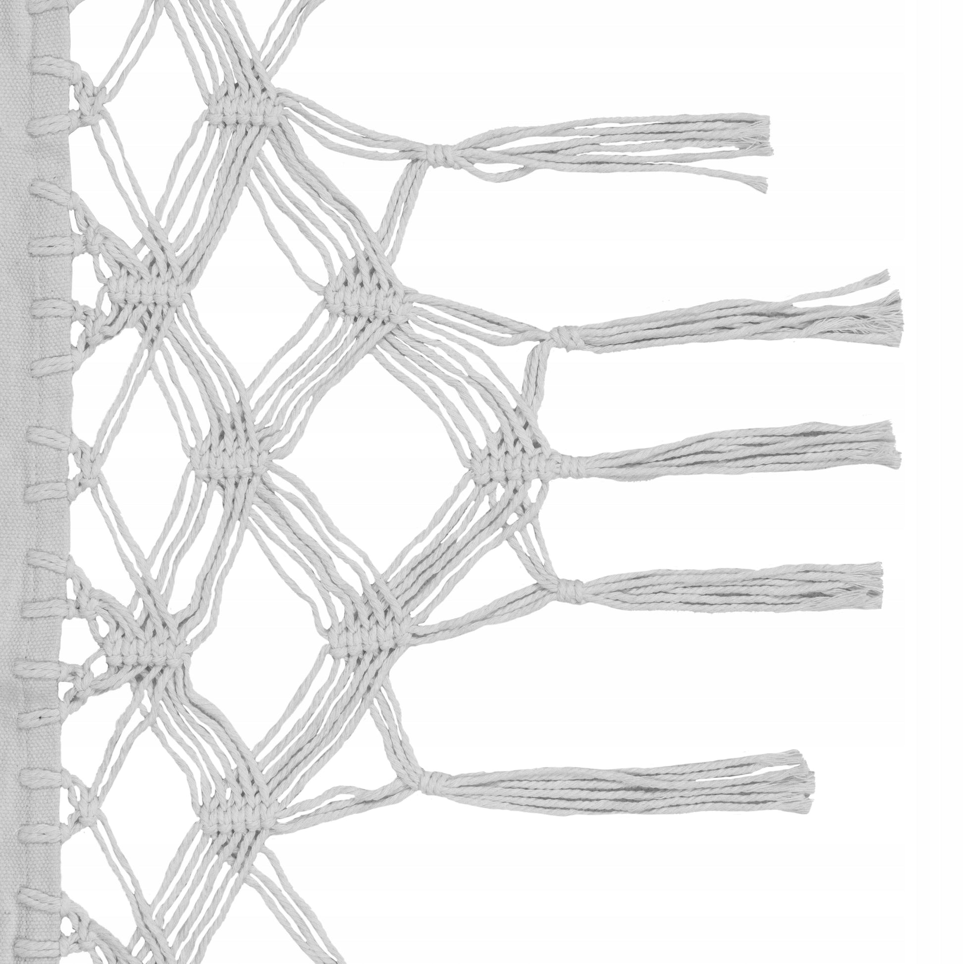 DIDELIS Boho sodinis hamakas su kutais, pilkas kelioninis hamakas balkonui