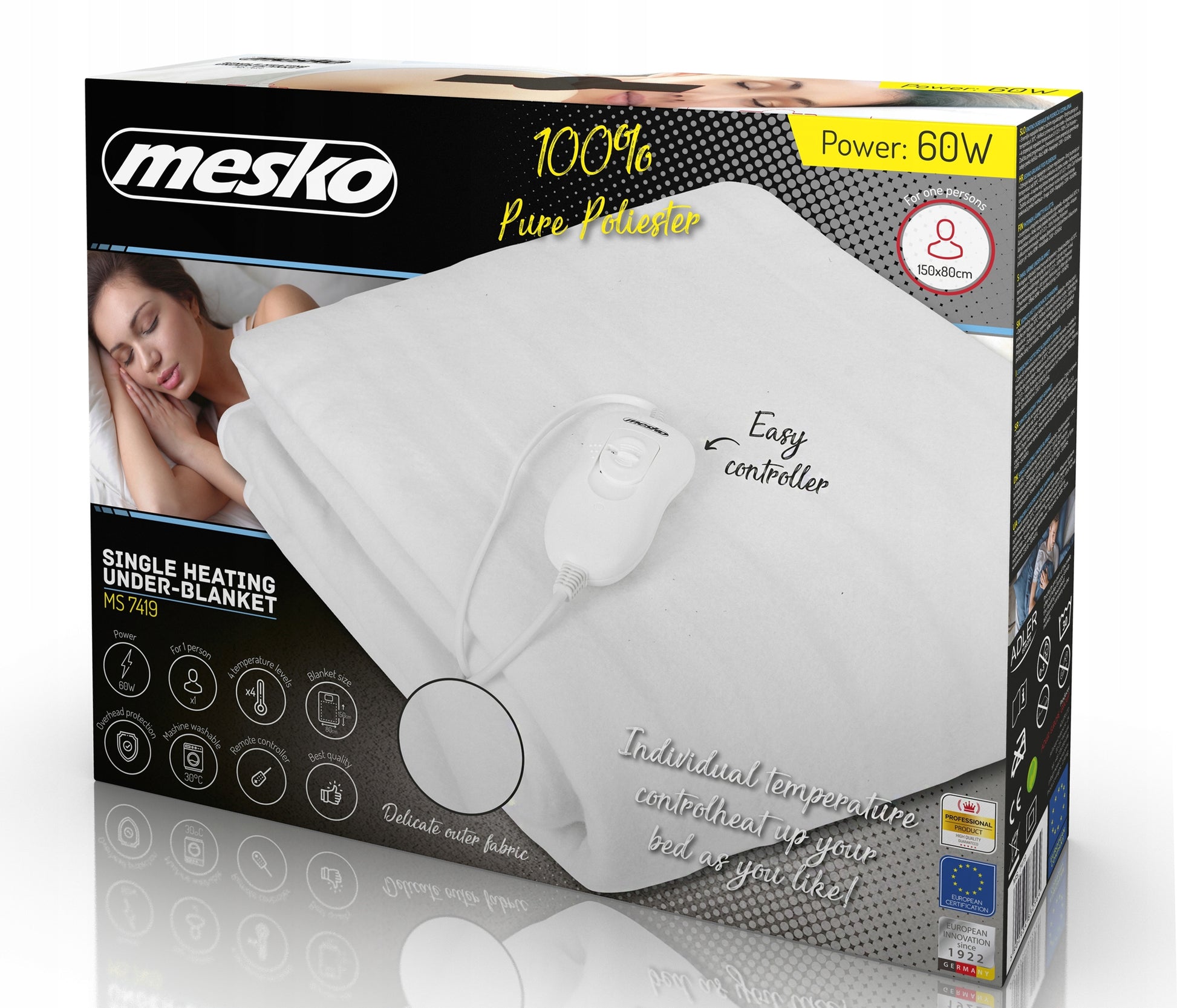 DIDELĖ ELEKTRINĖ ANKLĖDO ŠILDYMO PAKLOTĖLIS 150x80 POLAR