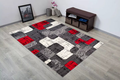 Kilimas 160x220 Spalvingi pliušiniai kilimai BCF 22dgr