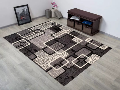 DYWAN 160x220 SPALVOTI PLIUŠINIAI KILIMĖLIAI BCF k59gr