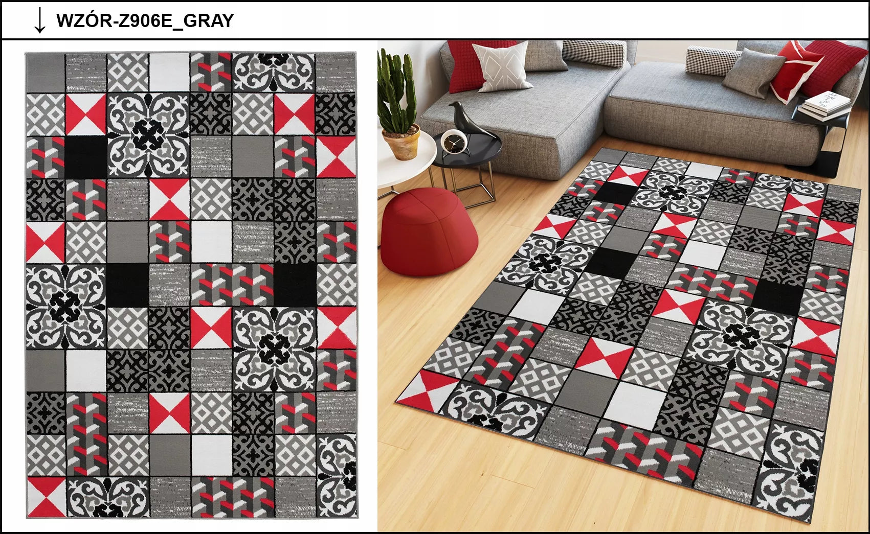 DYWAN 250x300 BCF LUXURY Švelnus Šiuolaikiniai Raštai