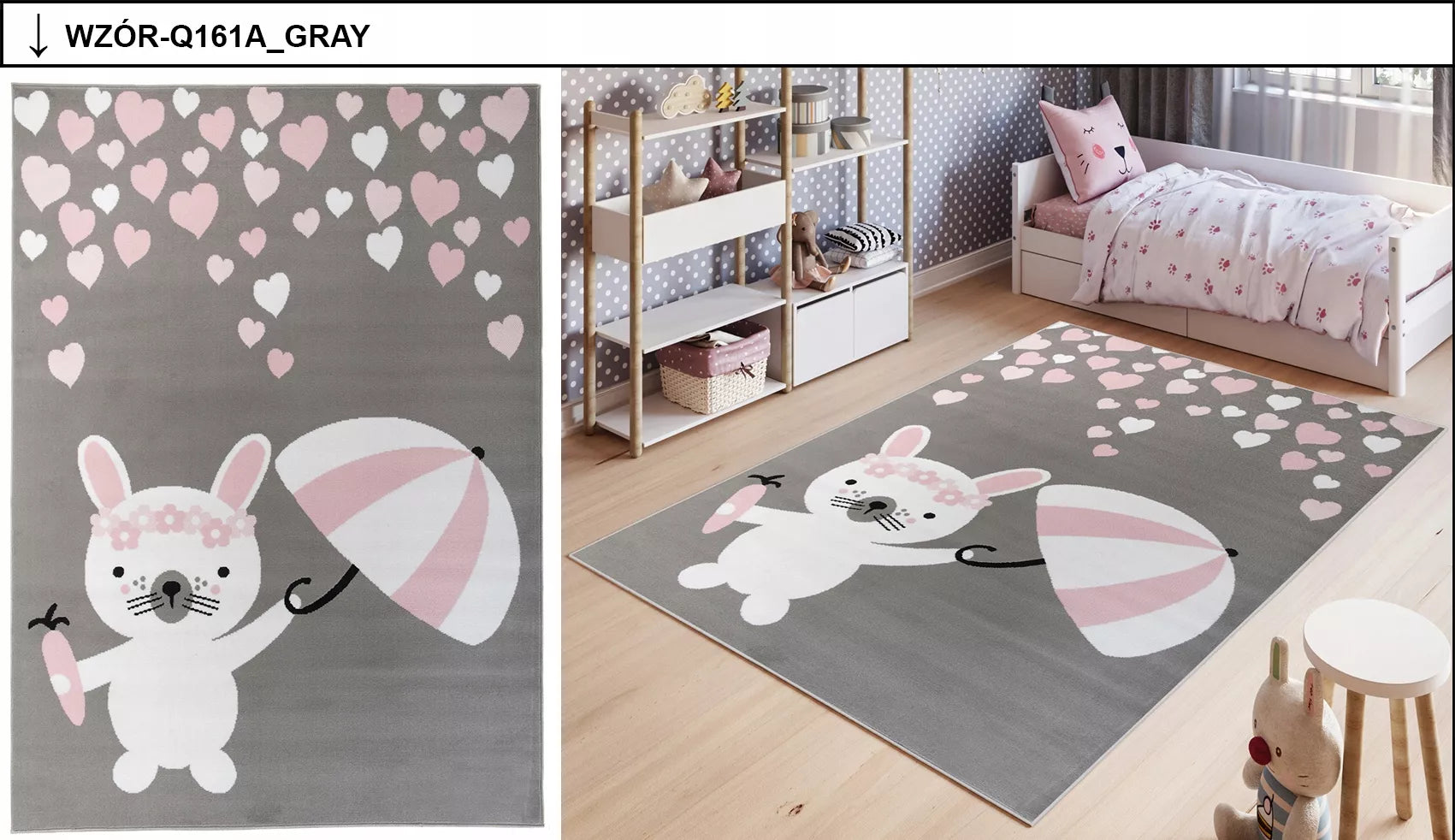 DYWAN 80x150 BCF LUXURY MINKŠTAS MODERNŪS RAŠTAI