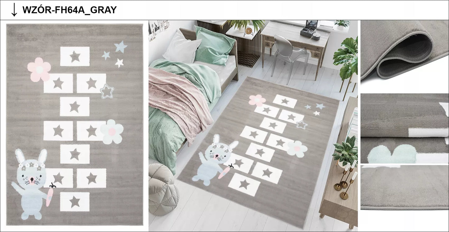 DYWAN 80x150 BCF LUXURY MINKŠTAS MODERNŪS RAŠTAI
