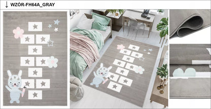 DYWAN 80x150 BCF LUXURY MINKŠTAS MODERNŪS RAŠTAI