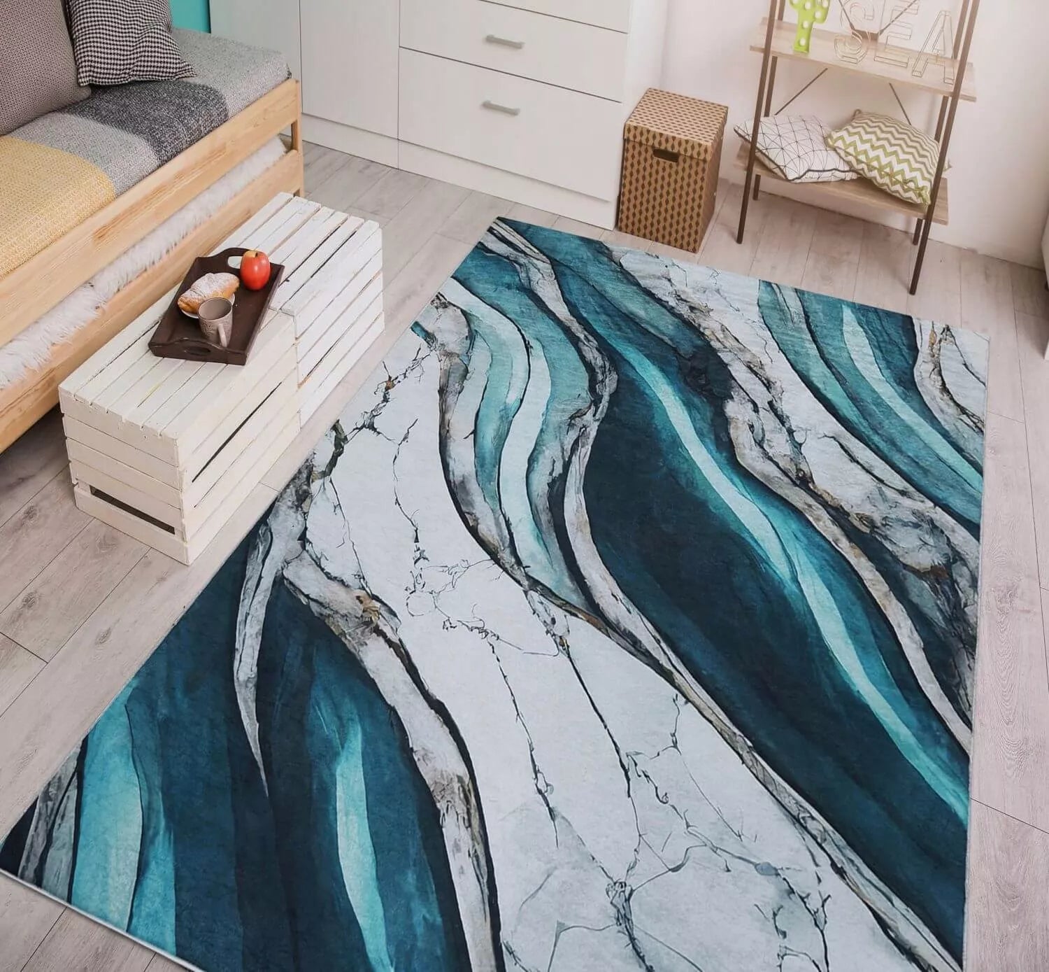 DYWAN ANTYPOŚLIZGOWY MODNY NOWOCZESNY LOFT DO SALONU POKOJU 160X220