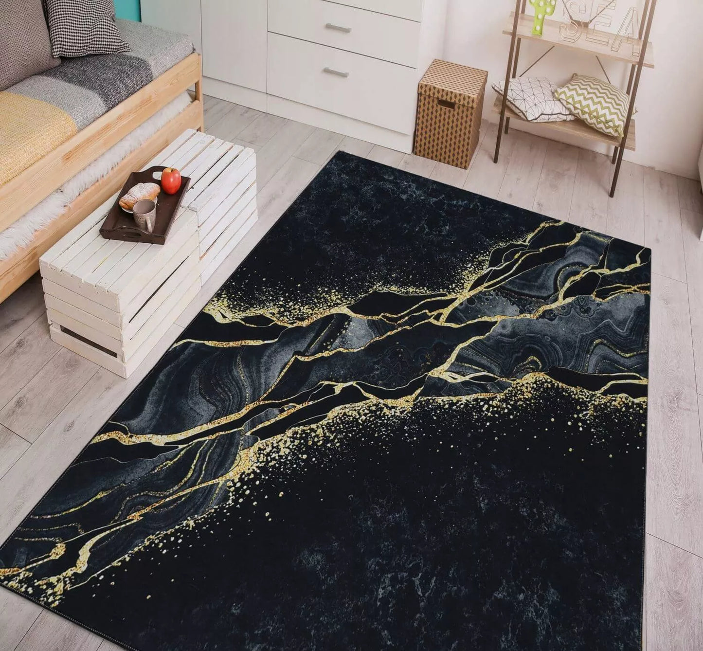 DYWAN ANTYPOŚLIZGOWY MODNY NOWOCZESNY LOFT DO SALONU POKOJU 160X220