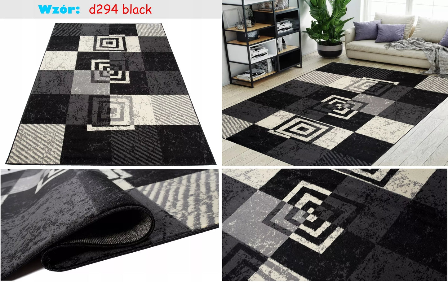 DYWAN BCF 140x200 ŠIUOLAIKINIAI SPALVOTI PATVARŪS mix