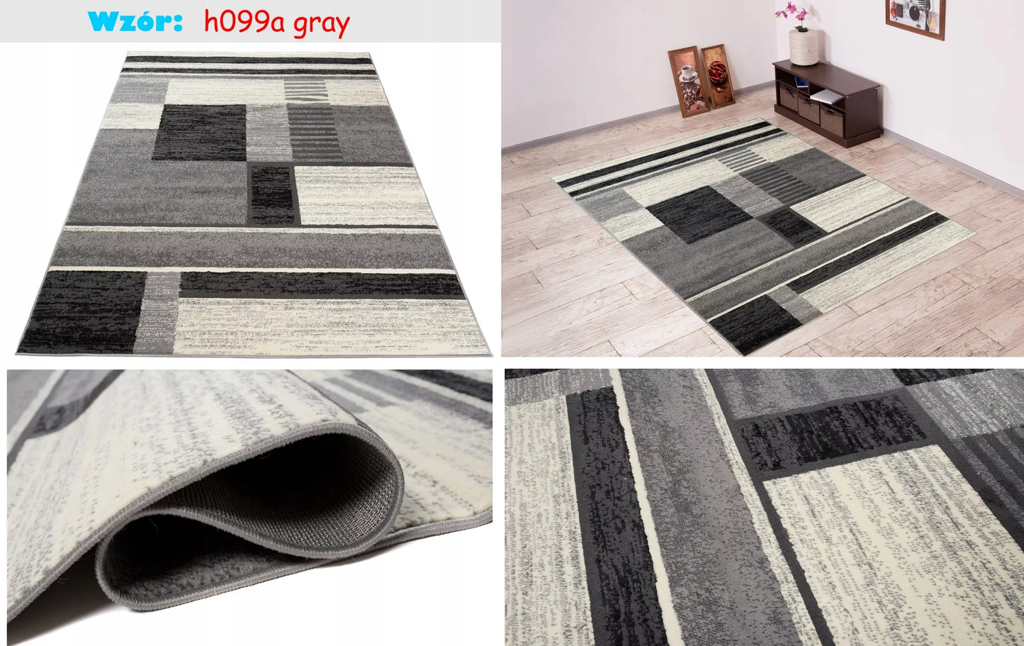 DYWAN BCF 140x200 ŠIUOLAIKINIAI SPALVOTI PATVARŪS mix