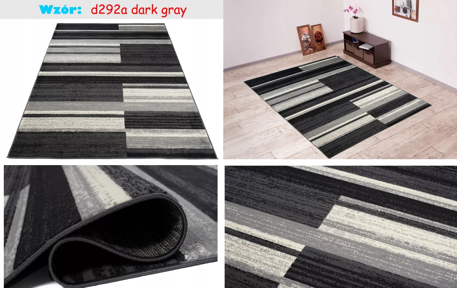 DYWAN BCF 140x200 ŠIUOLAIKINIAI SPALVOTI PATVARŪS mix