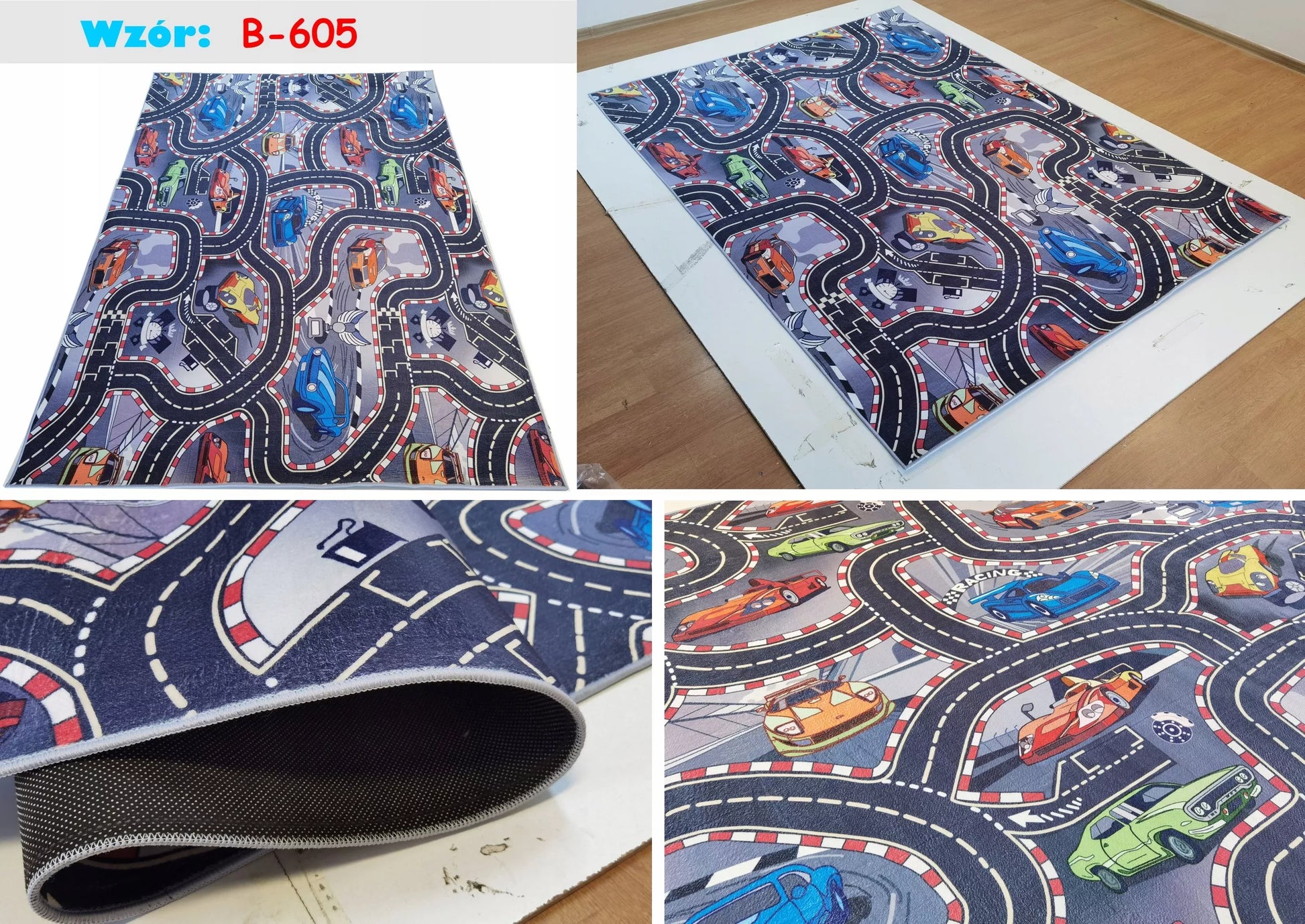 DYWAN Vaikams PRINTED 140x200 Futbolo Aikštelė Kaimas Ūkis Sala Cars Klasės Soft
