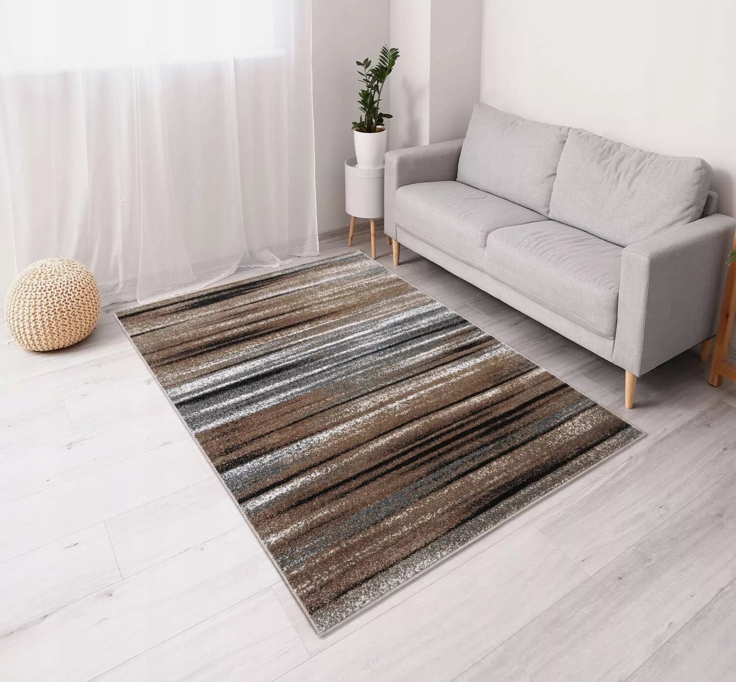 MODERNUS KILIMAS MINKŠTAS SVETAINEI MIEGAMAJAM SVARUS MADINGAS 120X170