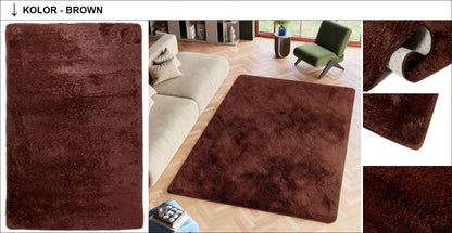 PLIUŠINIS kilimas 80x150 purus, pliušinis, minkštas, malonus, storas, aukštas, madingas