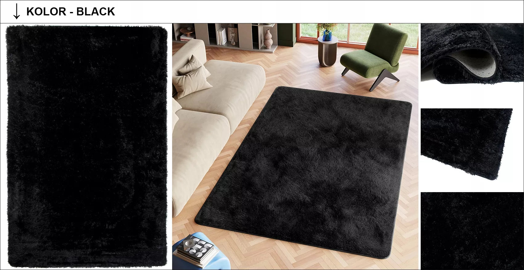 PLIUŠINIS kilimas 80x150 purus, pliušinis, minkštas, malonus, storas, aukštas, madingas