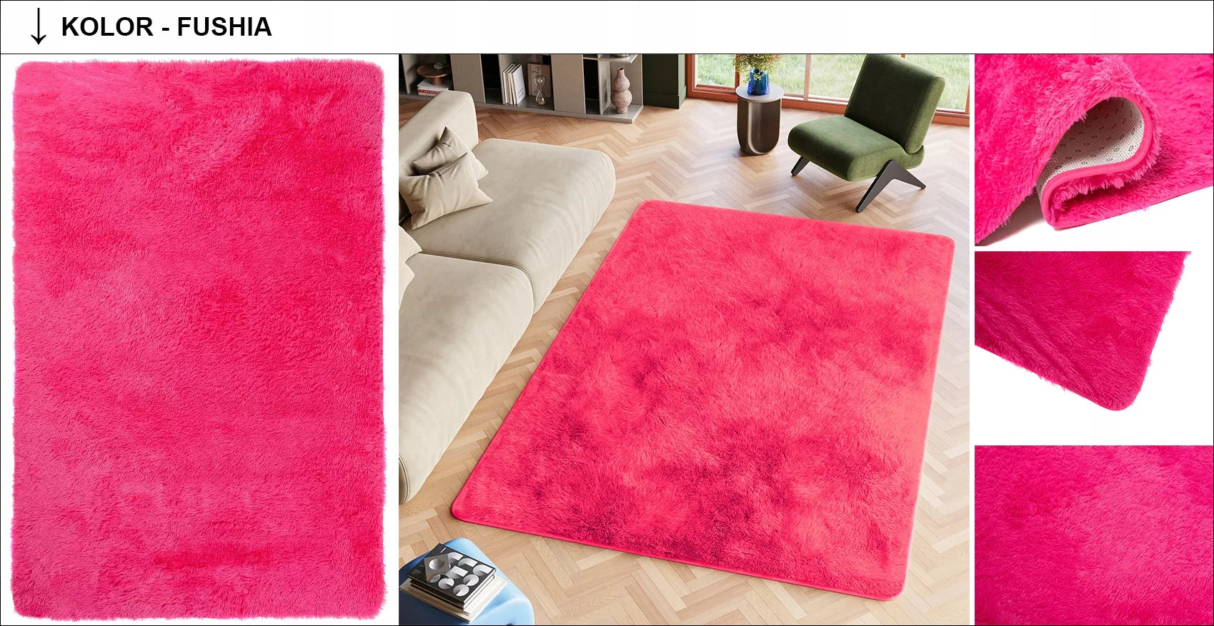 PLIUŠINIS kilimas 80x150 purus, pliušinis, minkštas, malonus, storas, aukštas, madingas