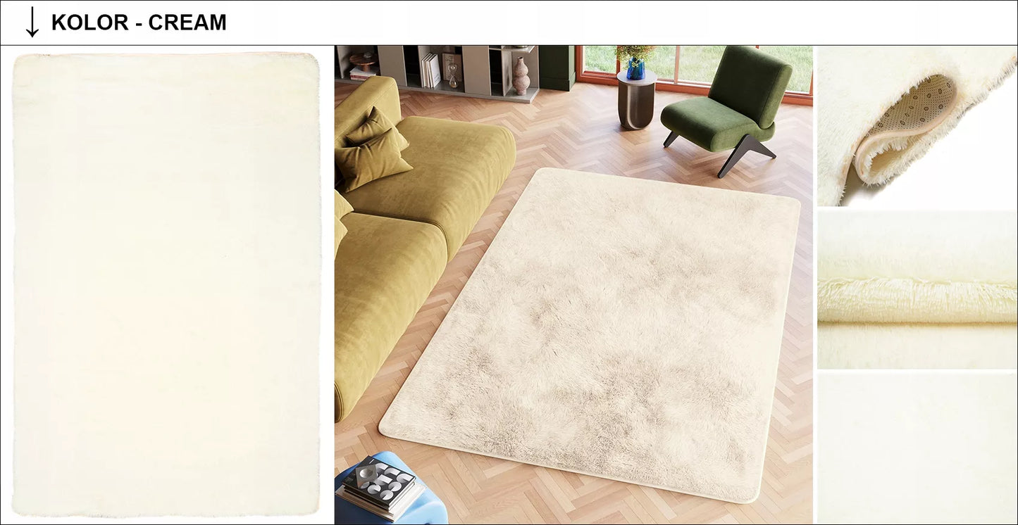 PLIUŠINIS kilimas 80x150 purus, pliušinis, minkštas, malonus, storas, aukštas, madingas