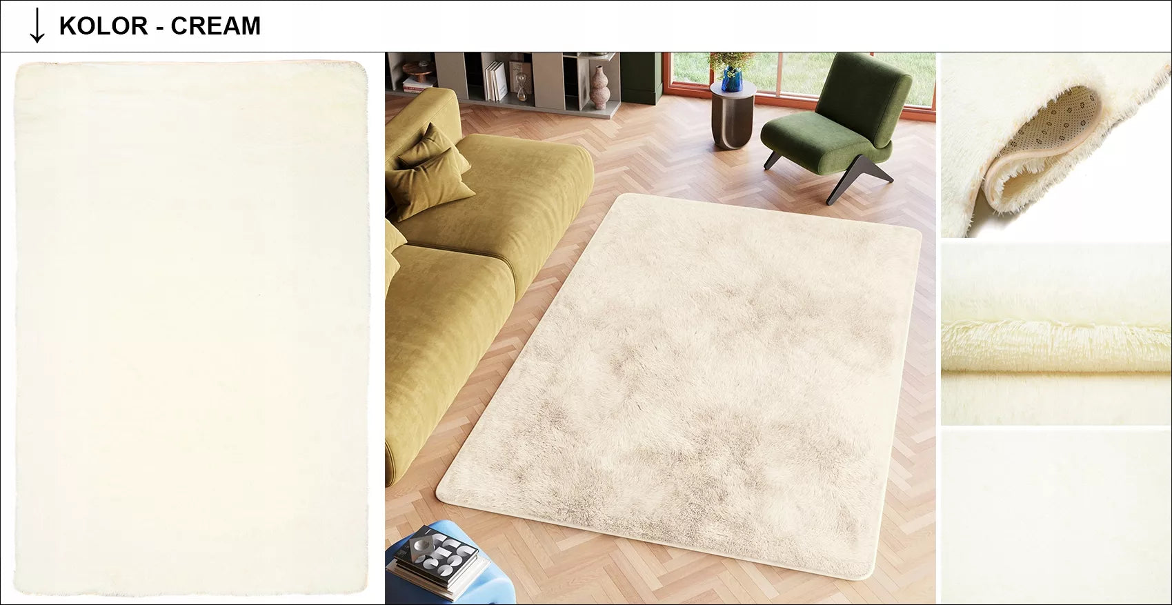 PLIUŠINIS kilimas 80x150 purus, pliušinis, minkštas, malonus, storas, aukštas, madingas