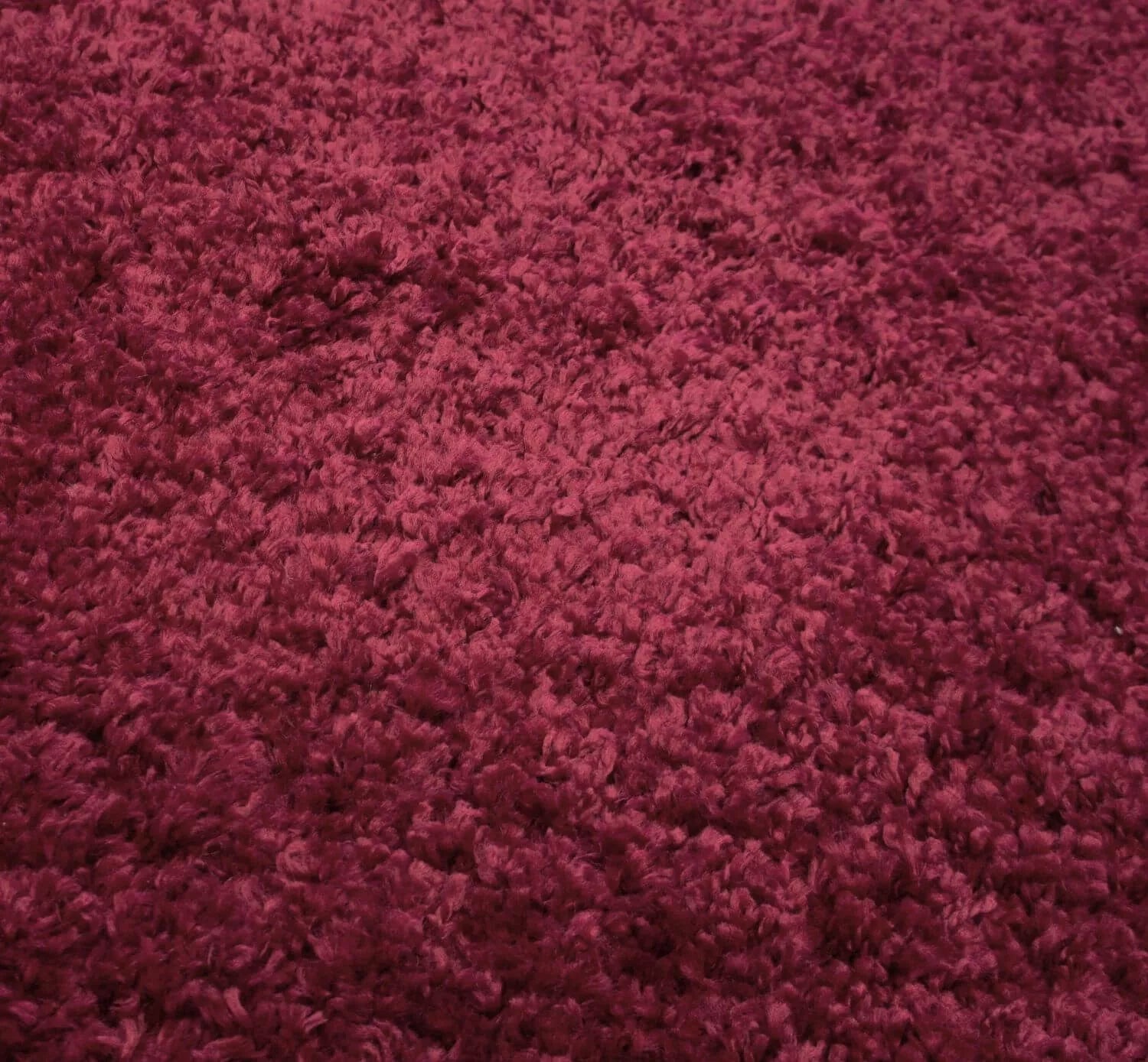 Kilimas Shaggy plaukuotas svetainei miegamajam minkštas pliušinis raudonas 200x290
